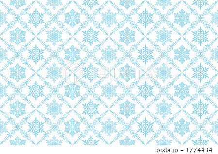 雪の結晶 壁紙 背景のイラスト素材 1774434 Pixta