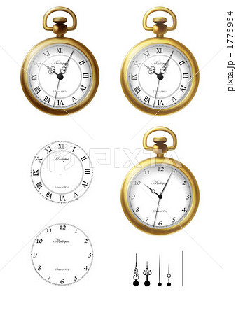 懐中時計のイラスト素材 1775954 Pixta