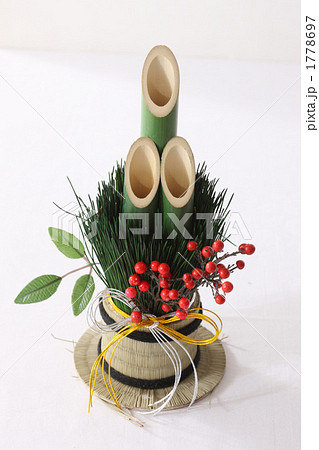 門松の飾り物の写真素材