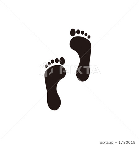 足跡のイラスト 足跡のイラスト 1780019