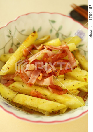 さつま芋のべーコン炒め 1780467