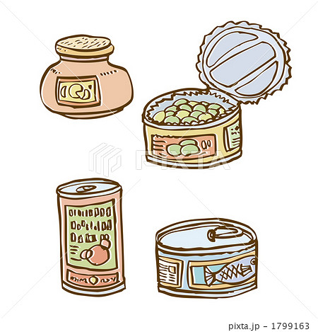 缶詰め 食べ物 缶詰のイラスト素材 缶詰め 食べ物 缶詰のイラスト素材