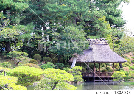 縮景園の悠々亭 1802038