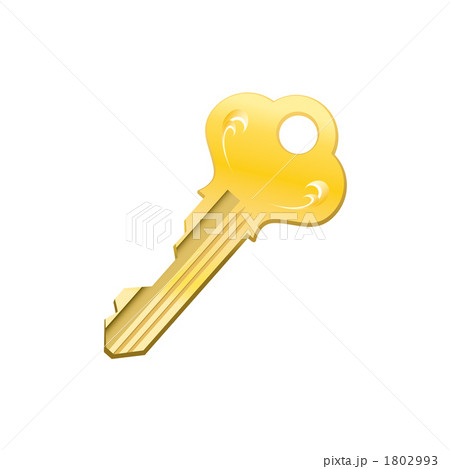 金の鍵のイラスト 1802993