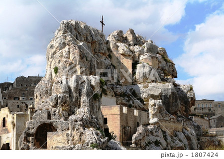 南イタリア マテーラの岩山 南イタリア マテーラの岩山 1807424
