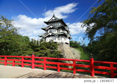 夏の弘前城 夏の弘前城 1808637