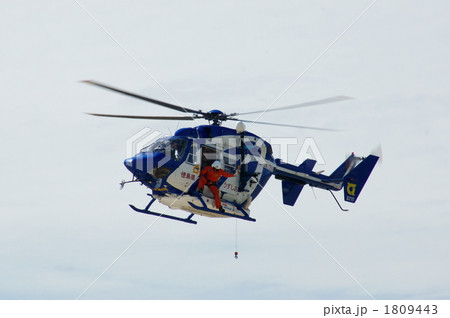 徳島県消防防災航空隊ヘリコプター　うずしお 1809443