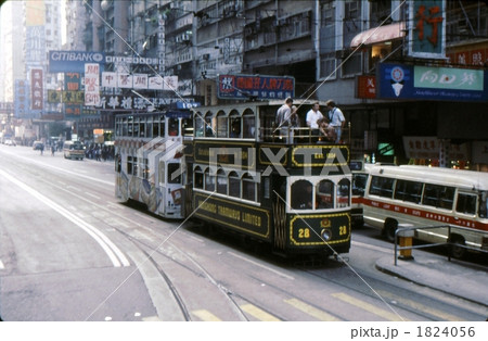 2階建て電車　香港 1824056