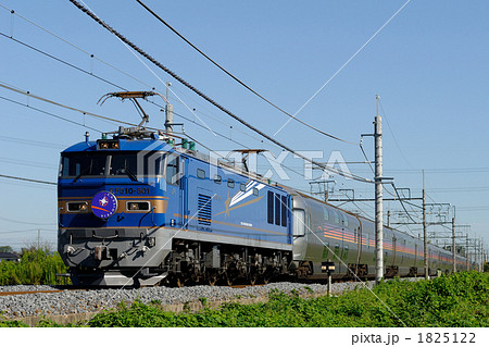 上野に向かうEF510牽引の寝台特急カシオペア 上野に向かうEF510牽引の寝台特急カシオペア 1825122