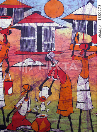 アフリカンバティック（ろうけつ染め） 1830278