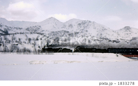 昭和45年、蒸気機関車重連急行二セコ　函館本線 1833278