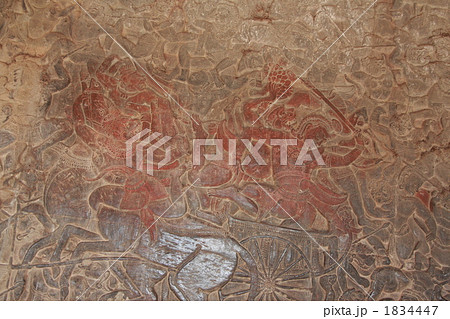 アンコールワットの回廊壁画 1834447