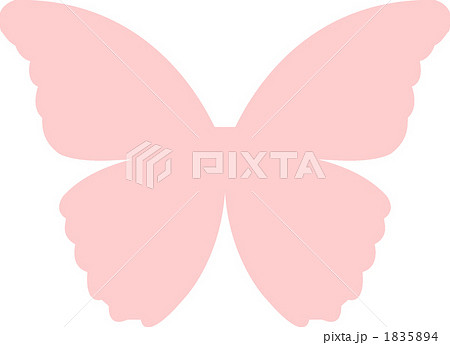蝶々 ピンク のイラスト素材 154