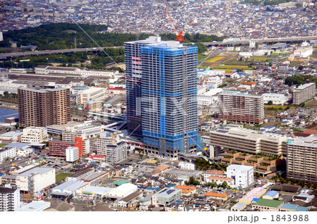 JR関西本線久宝寺駅を空撮 JR関西本線久宝寺駅を空撮 1843988