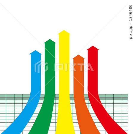 白背景矢印 1846486