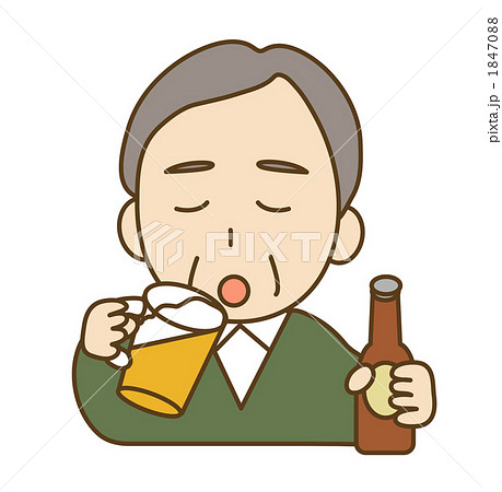 ビールを飲む男性 1847088