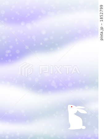雪原のうさぎ 雪原のうさぎ 1852799