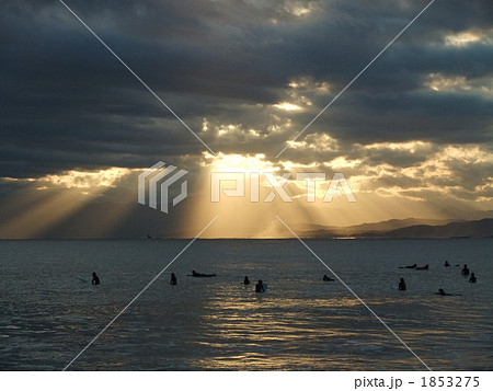 斜陽の江の島海岸 斜陽の江の島海岸 1853275