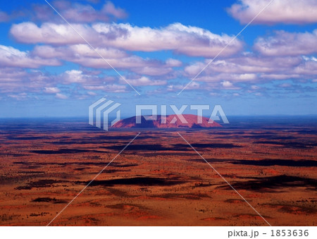 エアーズロック鳥瞰 エアーズロック鳥瞰 1853636