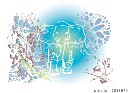 象 背景 デザインのイラスト素材 象 背景 デザインのイラスト素材