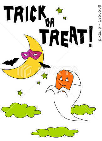 ハロウィンイラスト（TrickOrTreatタテ） 1856508
