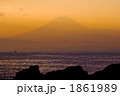 葉山　一色海岸からの富士山 1861989