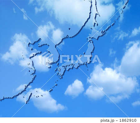 東アジア・日本周辺地図 1862910