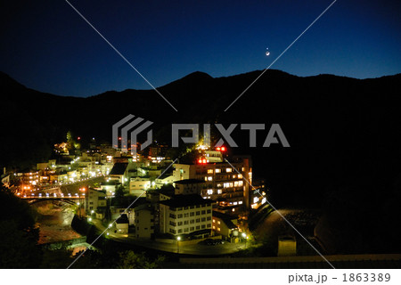 土湯温泉の夜景 1863389