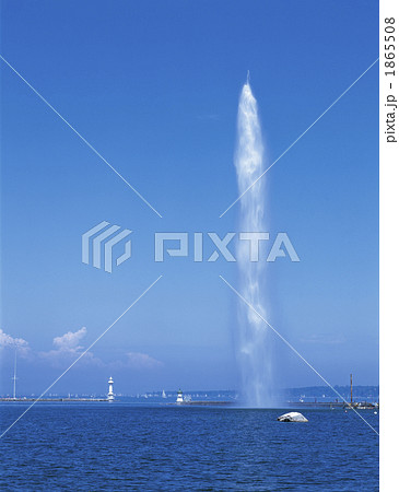 レマン湖の大噴水 1865508