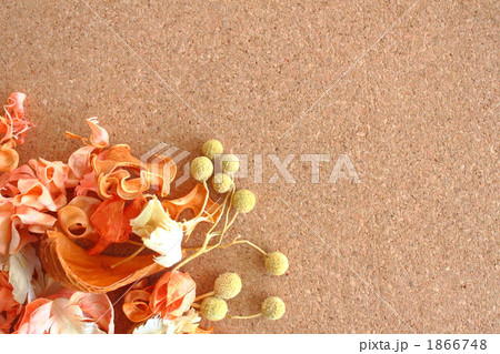 ドライフラワー　コルクボード　コピースペース 1866748