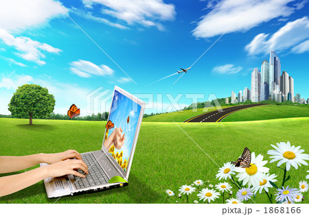 都心の中ノート・パソコン_k_541641 都心の中ノート・パソコン_k_541641 1868166