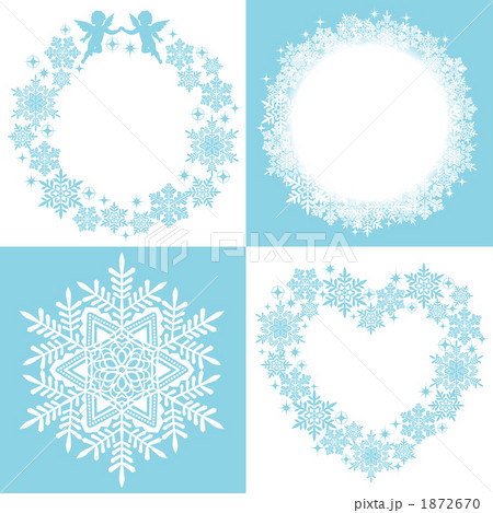雪の結晶のリース 雪の結晶のリース 1872670