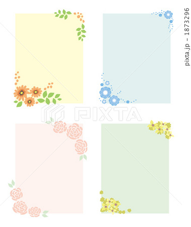 背景 枠 フレームのイラスト素材