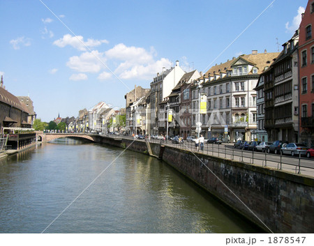 ストラスブール　イル川のほとり 1878547
