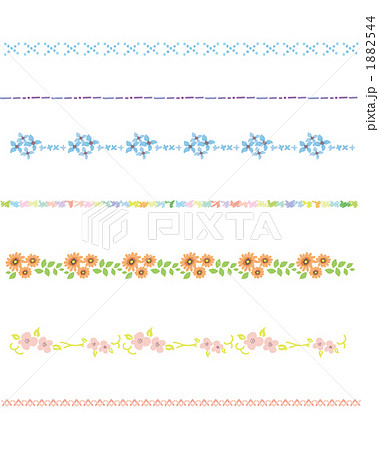 飾り 飾り罫 飾り線のイラスト素材
