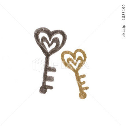 キ 鍵 アンティークのイラスト素材