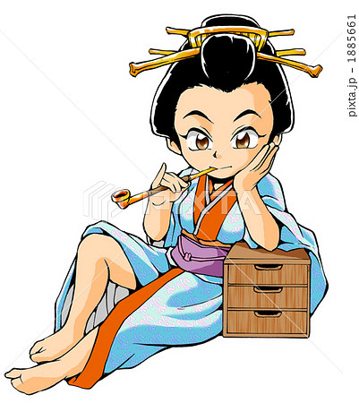 くつろぐ江戸娘 くつろぐ江戸娘 1885661