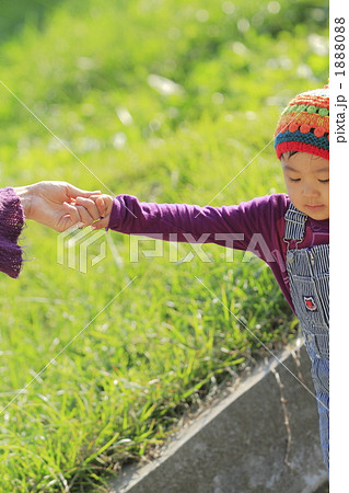 手をつなぐ女の子 1888088