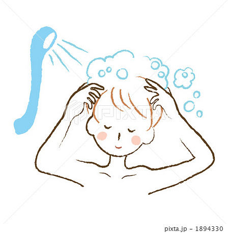 洗髪する女性 1894330