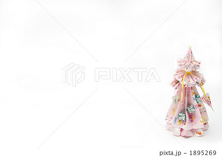 ピエロ 紙人形 折り紙の写真素材