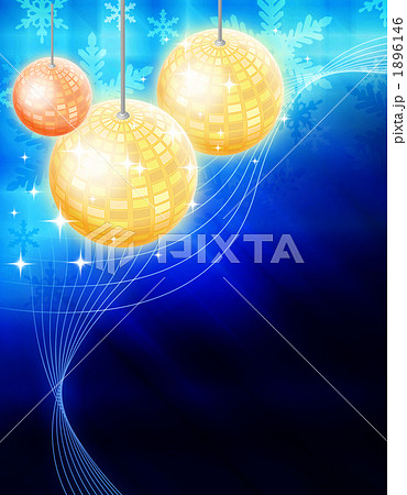 ミラーボール 装飾 イラストのイラスト素材