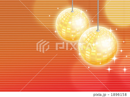ミラーボール イラスト 背景素材のイラスト素材