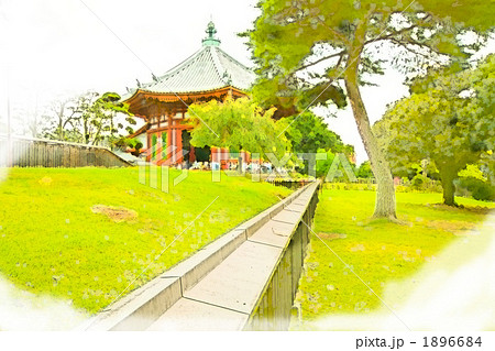 興福寺北円堂　デジタルアート 1896684