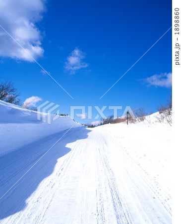 雪道 雪道 1898860