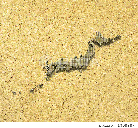 コルクボード・立体日本地図 コルクボード・立体日本地図 1898887