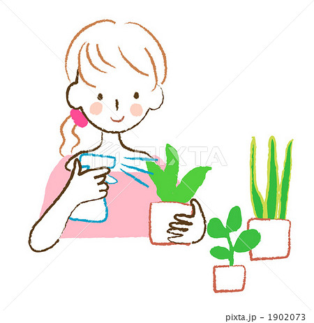 植物と女性 1902073