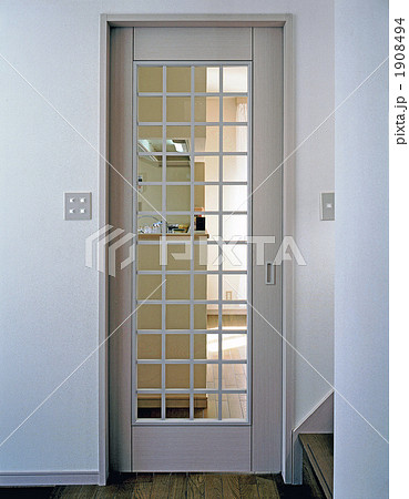 格子ガラス入り室内ドア 1908494