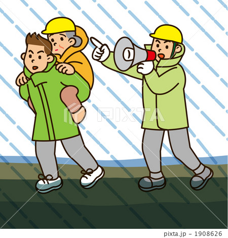 洪水避難「高齢者」 1908626