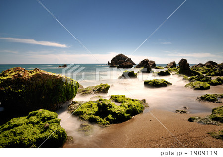 渥美半島　ロングビーチでの長時間露光 1909119