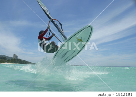 サイパンでウインドサーフィン サイパンでウインドサーフィン 1912191